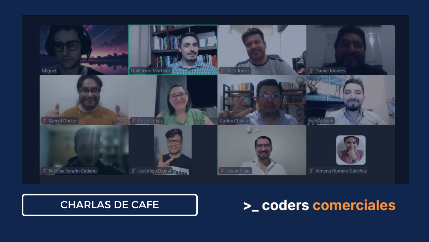 Charlas de Café - Reuniones virtuales semanales